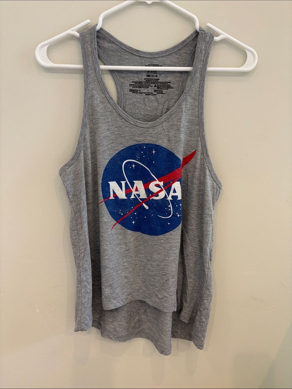 Women's Gray Graphic Tank Top